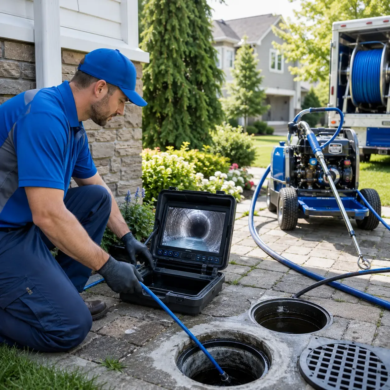 Outdoor drain cleaning professionals serving Clermont, IA